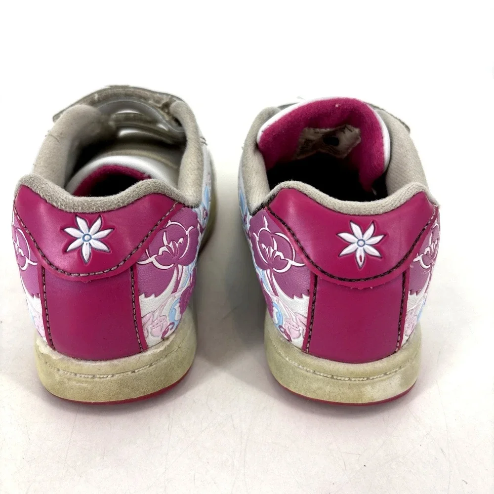 Y2K 2008 Nickelodeon Jr Dora The Explorer White Pink Tennis Shoes Size 11 Girls‎